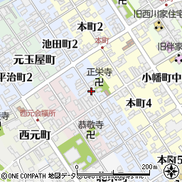 滋賀県近江八幡市池田町周辺の地図