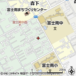 静岡県富士市宮下389-7周辺の地図