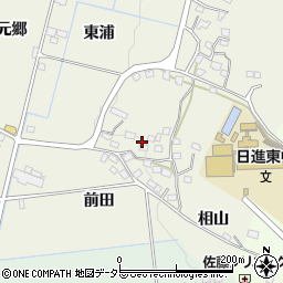 愛知県日進市藤島町前田41周辺の地図