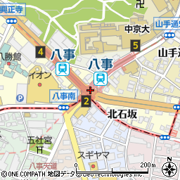 愛知県名古屋市昭和区周辺の地図
