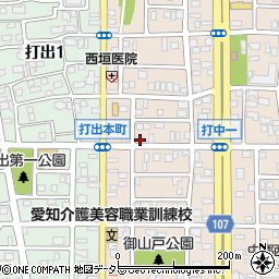 愛知県名古屋市中川区打中1丁目250周辺の地図