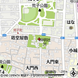 愛知県名古屋市中川区荒子町（宮窓）周辺の地図
