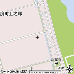 三重県桑名市多度町上之郷周辺の地図