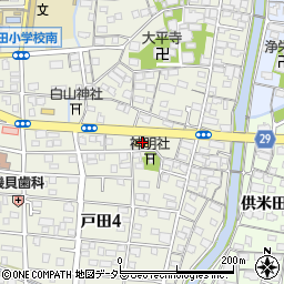 ワークマン名古屋中川戸田店周辺の地図