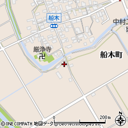 滋賀県近江八幡市船木町970-1周辺の地図
