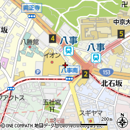 パルファン　イオン八事店周辺の地図
