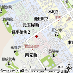 滋賀県近江八幡市北元町27周辺の地図