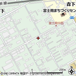 静岡県富士市宮下307周辺の地図