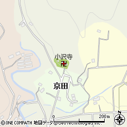 小沢寺周辺の地図