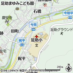 愛知県豊田市足助町今岡33周辺の地図