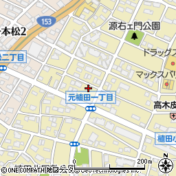 愛知県名古屋市天白区元植田1丁目2805-10周辺の地図