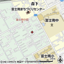 静岡県富士市宮下374周辺の地図