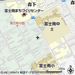 静岡県富士市宮下389周辺の地図