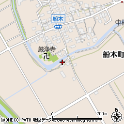 滋賀県近江八幡市船木町968周辺の地図
