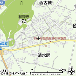愛知県豊田市保見町起間周辺の地図