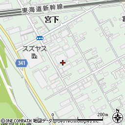 静岡県富士市宮下237周辺の地図