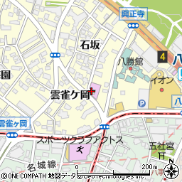 愛知県名古屋市昭和区広路町石坂11-4周辺の地図