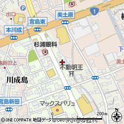 清水銀行川成島支店周辺の地図