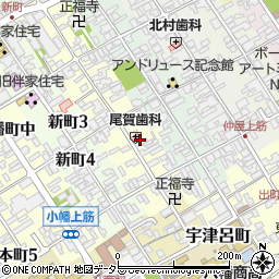 滋賀県近江八幡市魚屋町上17周辺の地図
