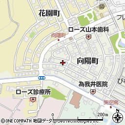 滋賀県大津市向陽町20-2周辺の地図