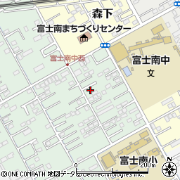 静岡県富士市宮下354-2周辺の地図