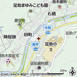 愛知県豊田市足助町今岡8周辺の地図