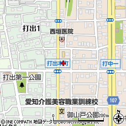 愛知県名古屋市中川区打中1丁目269周辺の地図