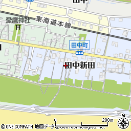 静岡県富士市田中新田191周辺の地図