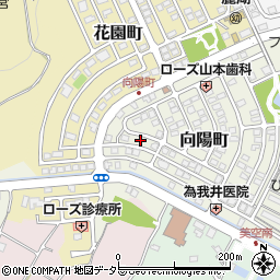 滋賀県大津市向陽町20周辺の地図