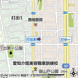 愛知県名古屋市中川区打中1丁目256周辺の地図
