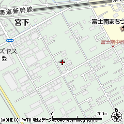 静岡県富士市宮下279周辺の地図