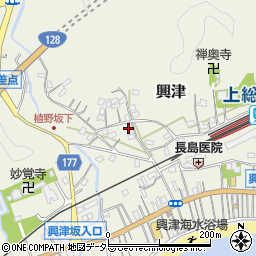 千葉県勝浦市興津668周辺の地図