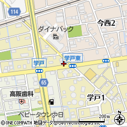 コスモ蟹江町ＳＳ周辺の地図
