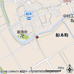 滋賀県近江八幡市船木町173周辺の地図