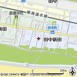 静岡県富士市田中新田187周辺の地図