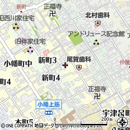 滋賀県近江八幡市魚屋町上27周辺の地図