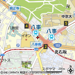 煙力 八事駅前店周辺の地図