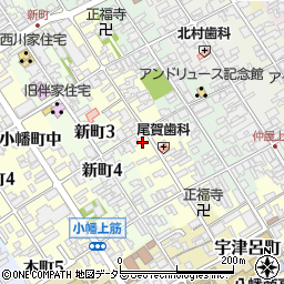 滋賀県近江八幡市魚屋町上30周辺の地図