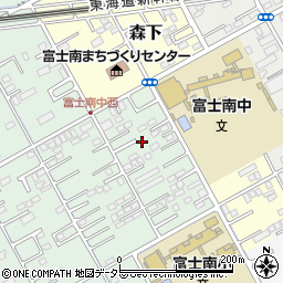静岡県富士市宮下353-6周辺の地図