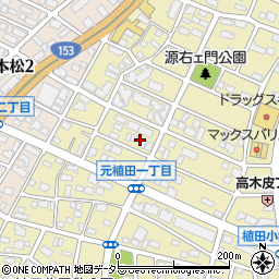 愛知県名古屋市天白区元植田1丁目2508周辺の地図