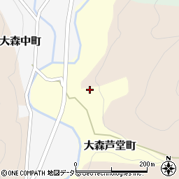 京都府京都市北区大森芦堂町125周辺の地図
