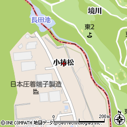 愛知県みよし市黒笹町小持松周辺の地図