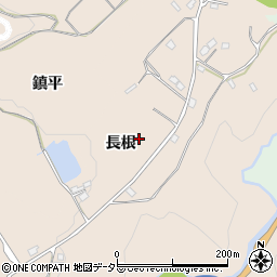 愛知県豊田市勘八町長根周辺の地図