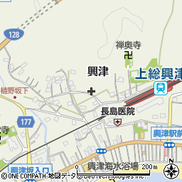 千葉県勝浦市興津639周辺の地図