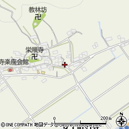 滋賀県近江八幡市安土町石寺1110周辺の地図