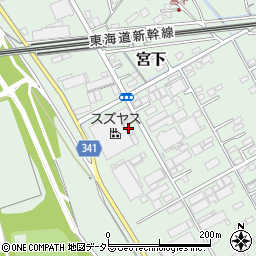 静岡県富士市宮下198周辺の地図