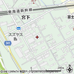 静岡県富士市宮下253周辺の地図
