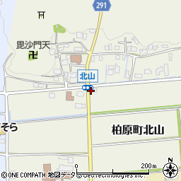 兵庫県丹波市柏原町北山248周辺の地図