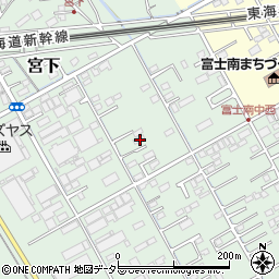 静岡県富士市宮下270周辺の地図