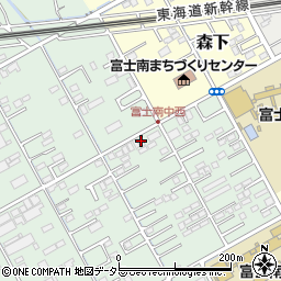 静岡県富士市宮下304周辺の地図